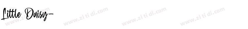 Little Daisy字体转换